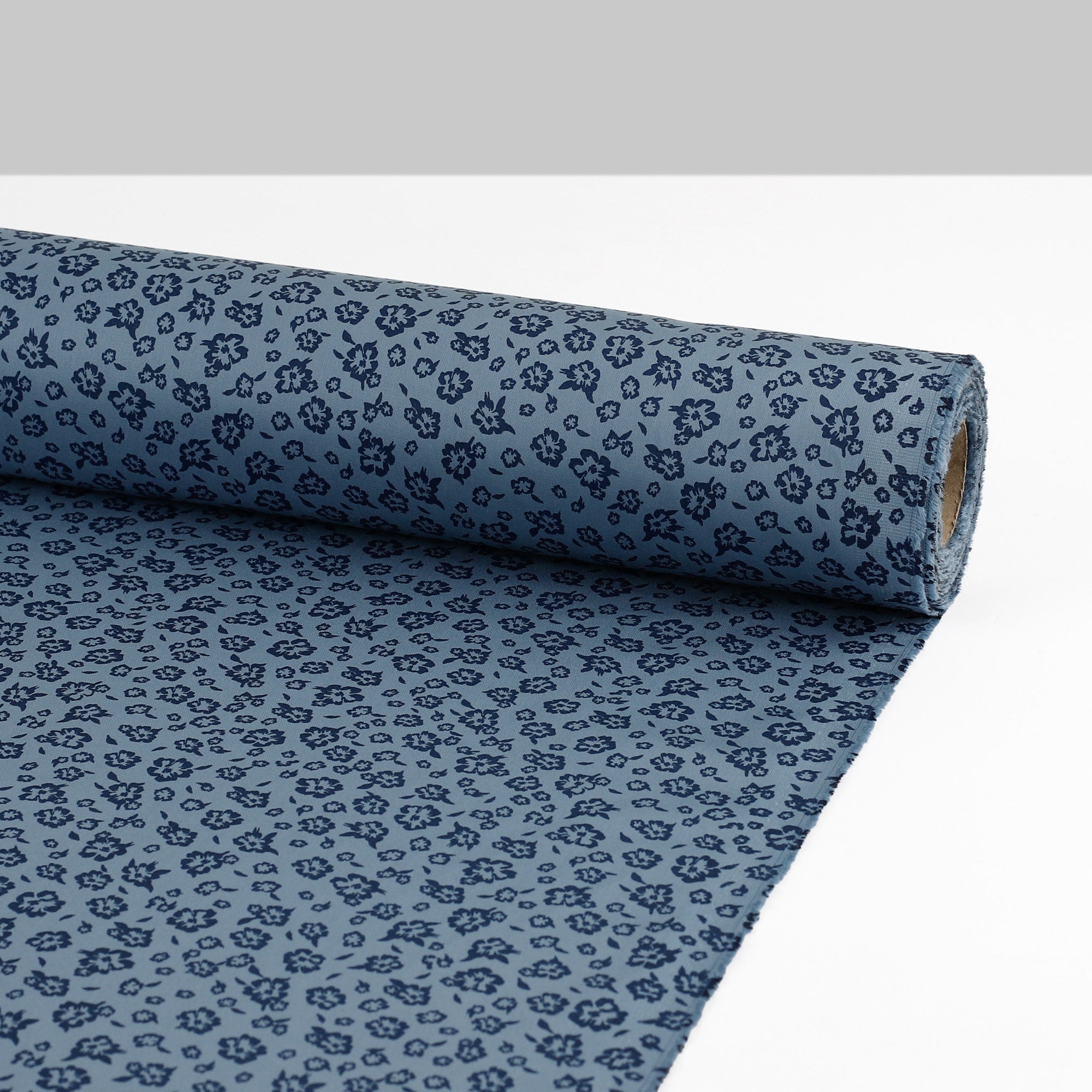 Hibiscus Stretch Cotton/Poly - Hydrangea