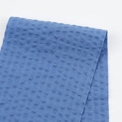 Stretch Seersucker Cotton - Cornflower