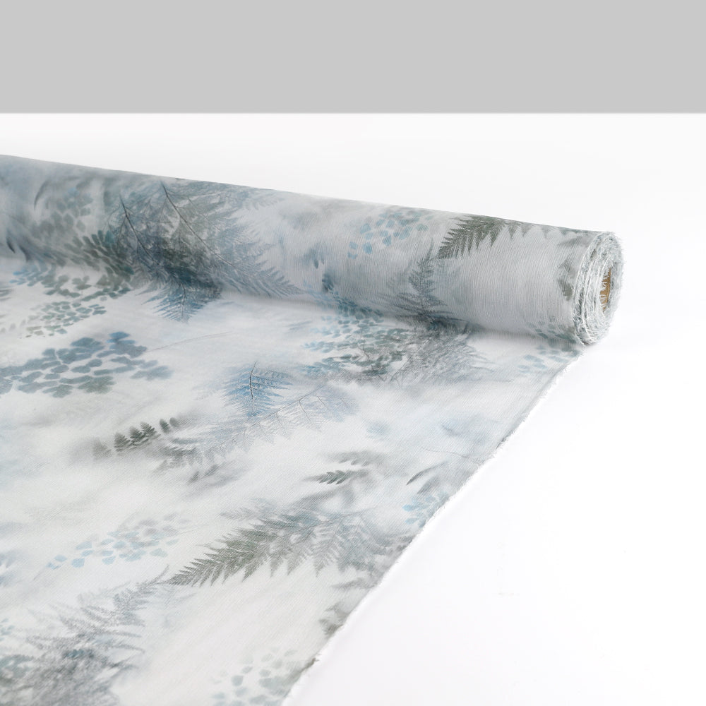 Leaf Shadow Silk Yoryu - Grey