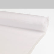 Sheer Poly Satin - White