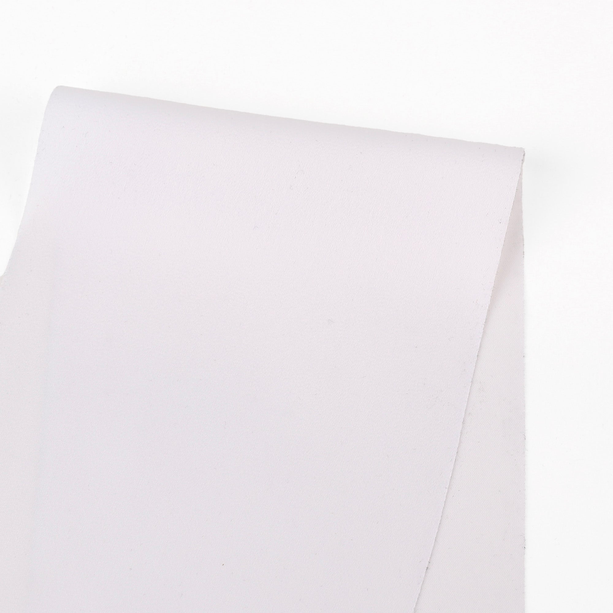 Sheer Poly Satin - White