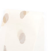 Striped Shadow Dot Silk / Poly - Gold