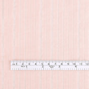 Shimmer Stripe Muslin - Strawberry Milk