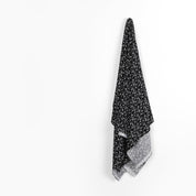 Shooting Star Satin Backed Crepe - Black