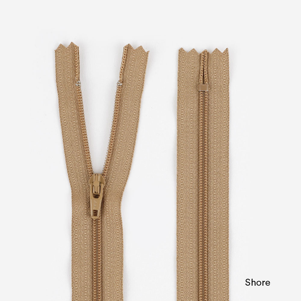 Dress Zips - 18cm - Shore
