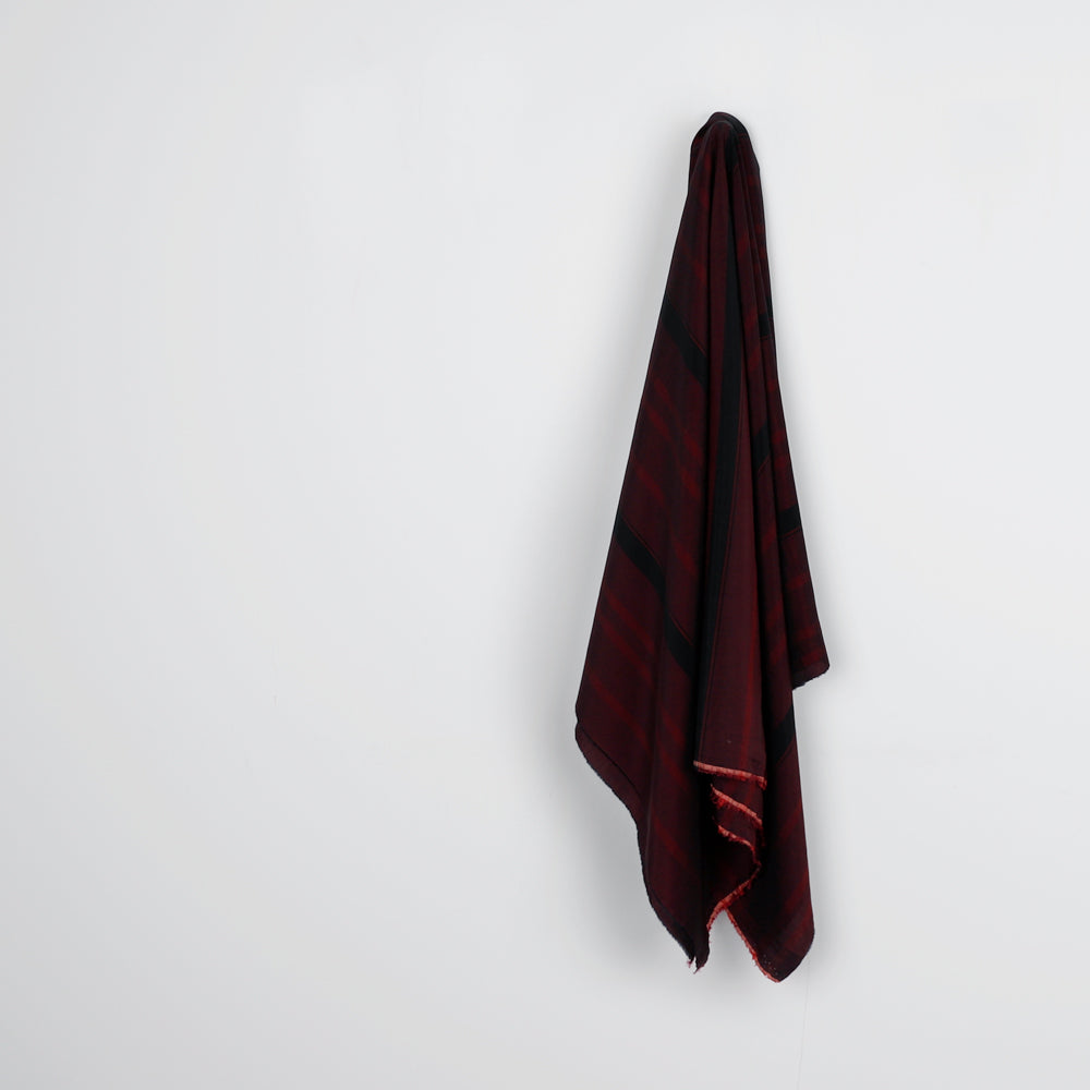 Shot Stripe Cupro - Wine
