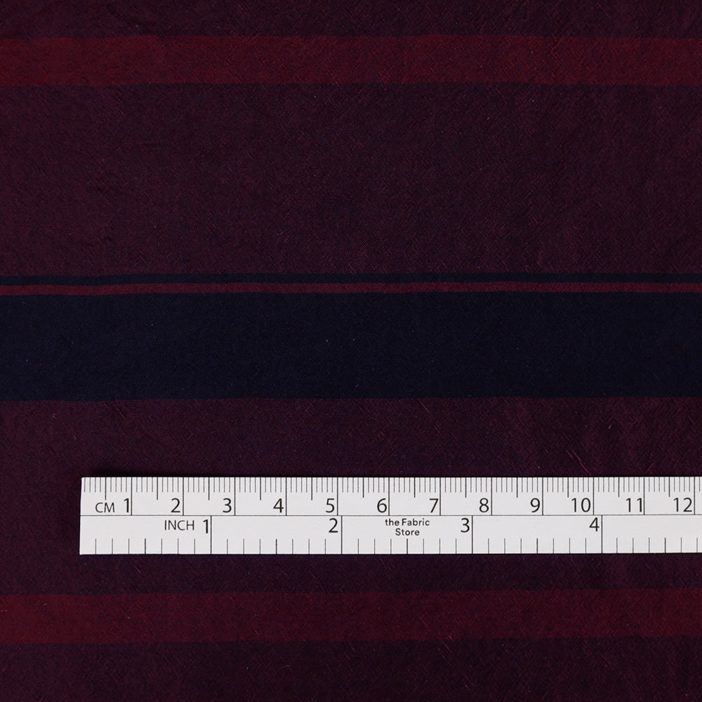 Shot Stripe Cupro - Wine
