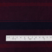 Shot Stripe Cupro - Wine
