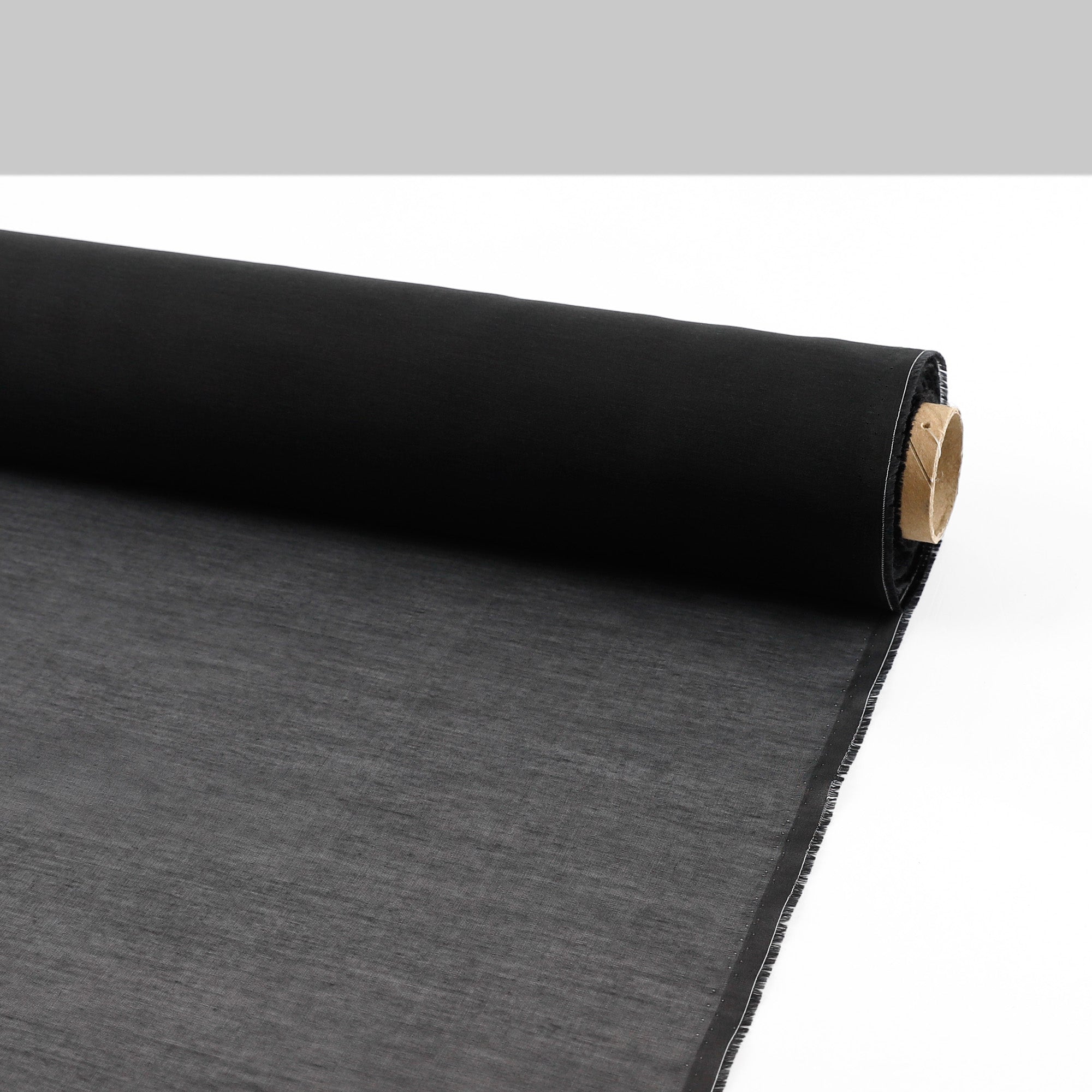 Sheer Cotton / Silk Organdy - Black