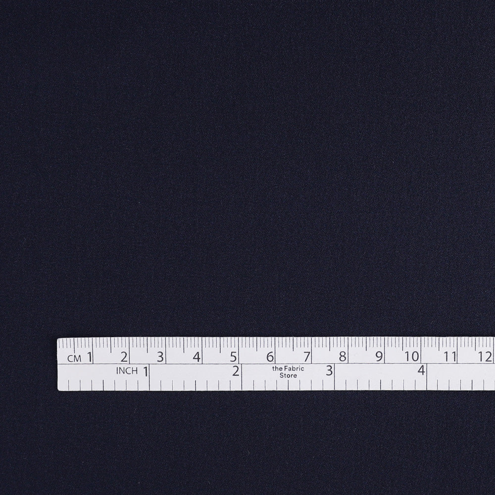 Silk Georgette - Dark Blue