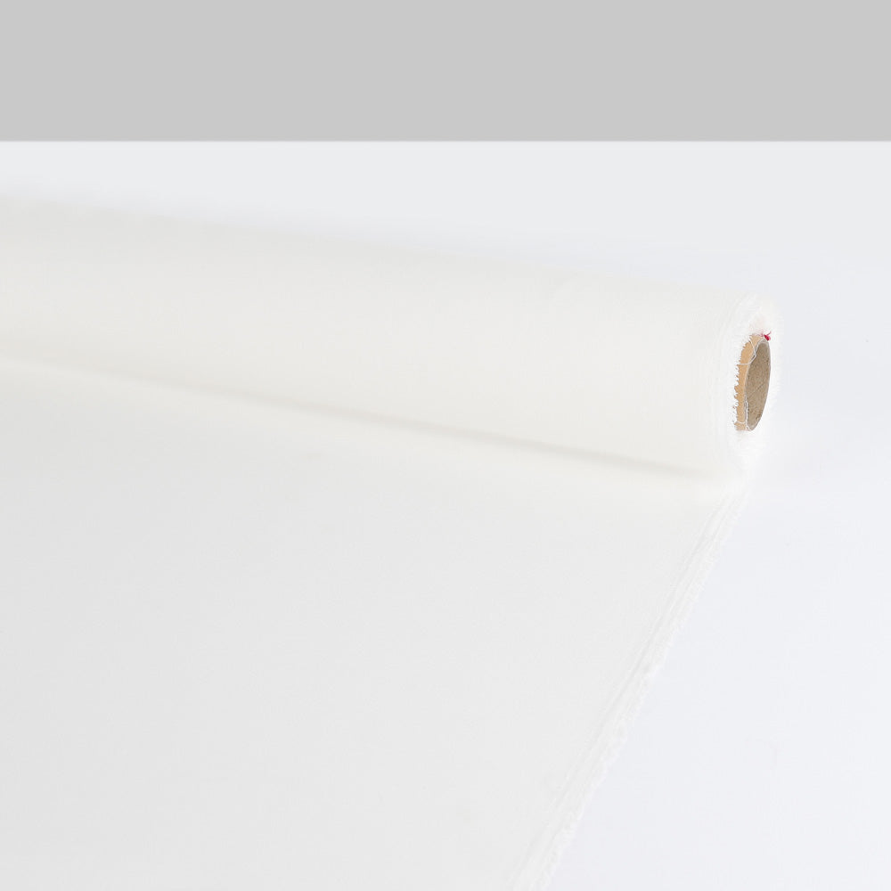 Silk Georgette - White
