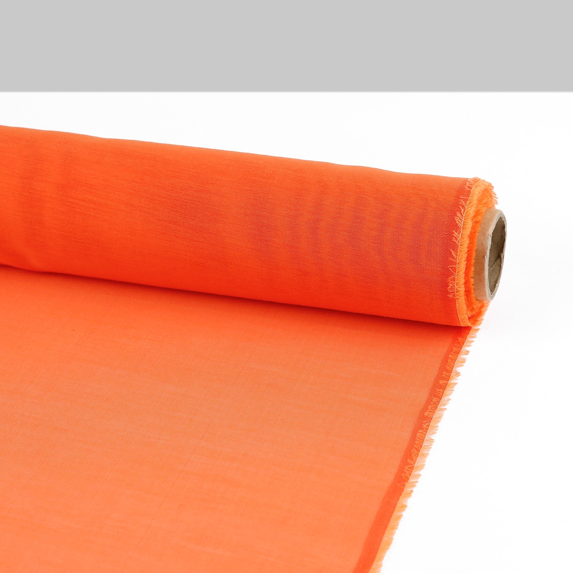 Sheer Cotton/Silk Organdy - Carrot