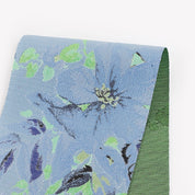 Flax Flower Jacquard - Blue