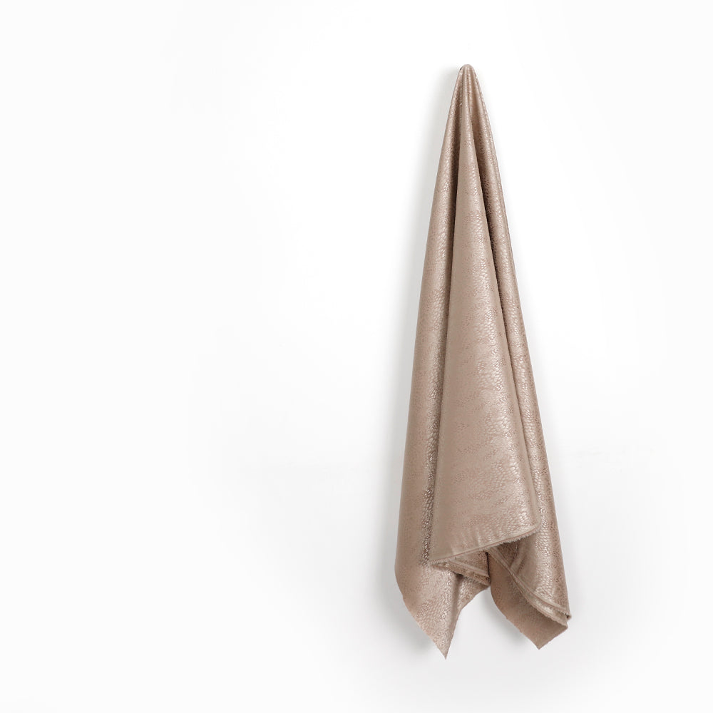 Satin Snakeskin Jacquard - Taupe