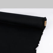 Stretch Silk / Cotton Sateen - Black