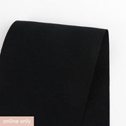 Stretch Silk / Cotton Sateen - Black