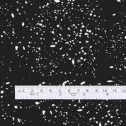 Speckle Silk Crepe de Chine - Black