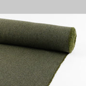 Stepped Wool Blend Coating - Green Mix