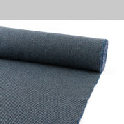 Stepped Wool Blend Coating - Blue Mix