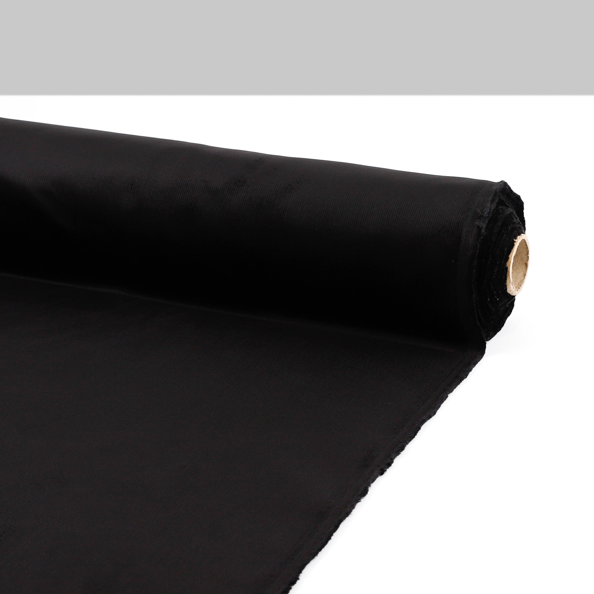 Stretch Fine Cotton Corduroy - Black