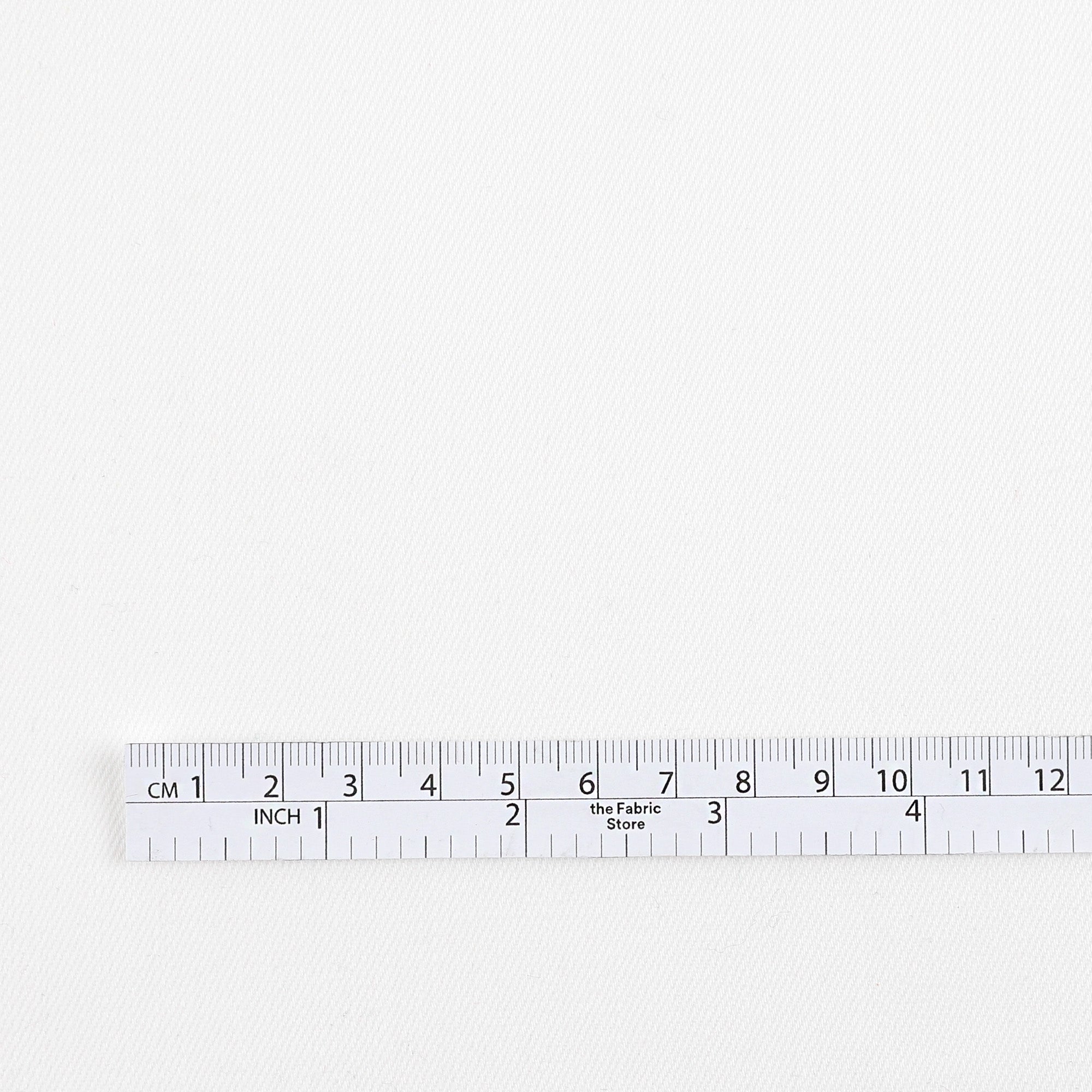 Stretch Cotton Blend Drill - Ivory