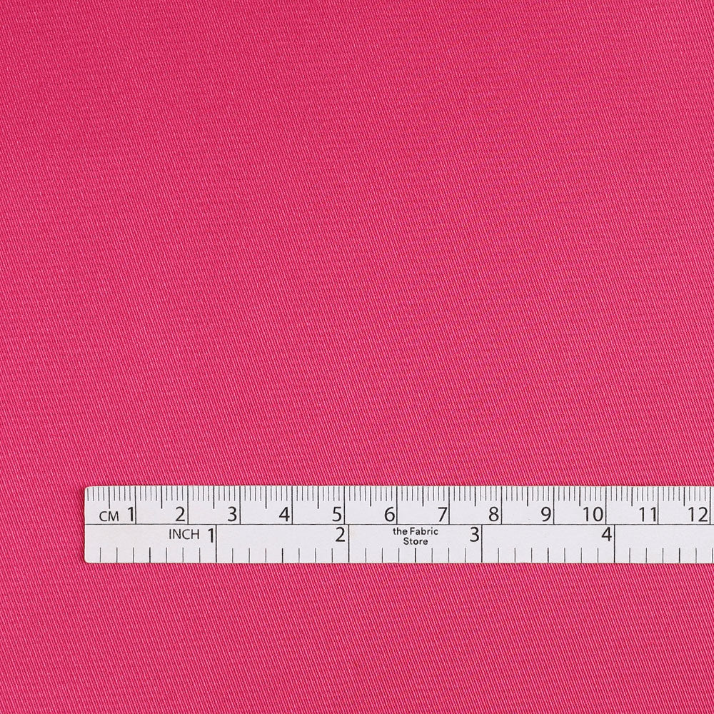 Stretch Poly Twill Satin - Razzle Dazzle Rose