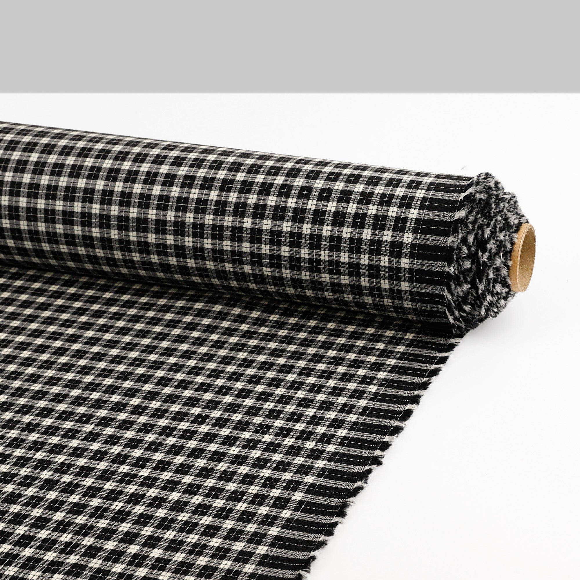 Vintage Plaid Wool - Black (2.5m Bundle)