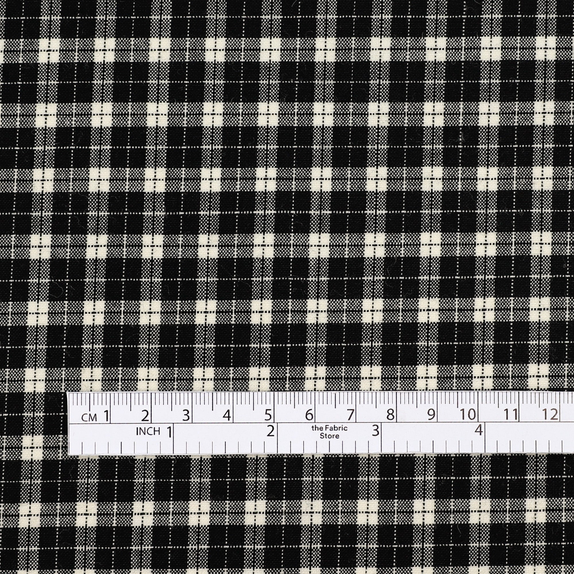 Vintage Plaid Wool - Black (2.5m Bundle)
