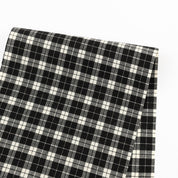 Vintage Plaid Wool - Black (2.5m Bundle)