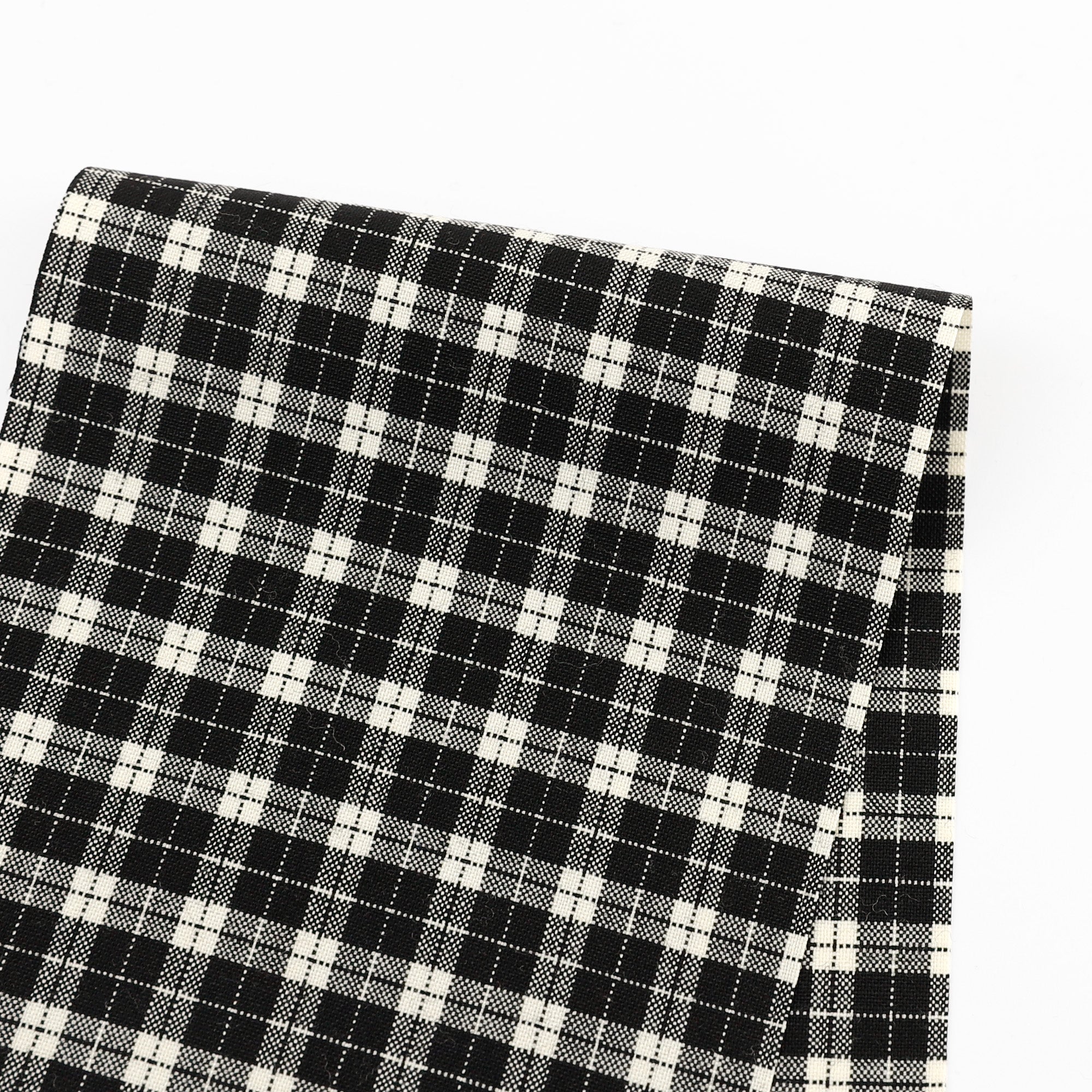 Vintage Plaid Wool - Black (2.5m Bundle)