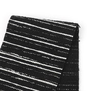 Italian Stretch Cotton Blend Tweed - Black