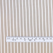 Cotton / Poly Stripe Twill - Fawn