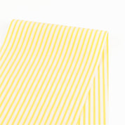 Candy Stripe Cotton / Cupro Shirting - Lemon
