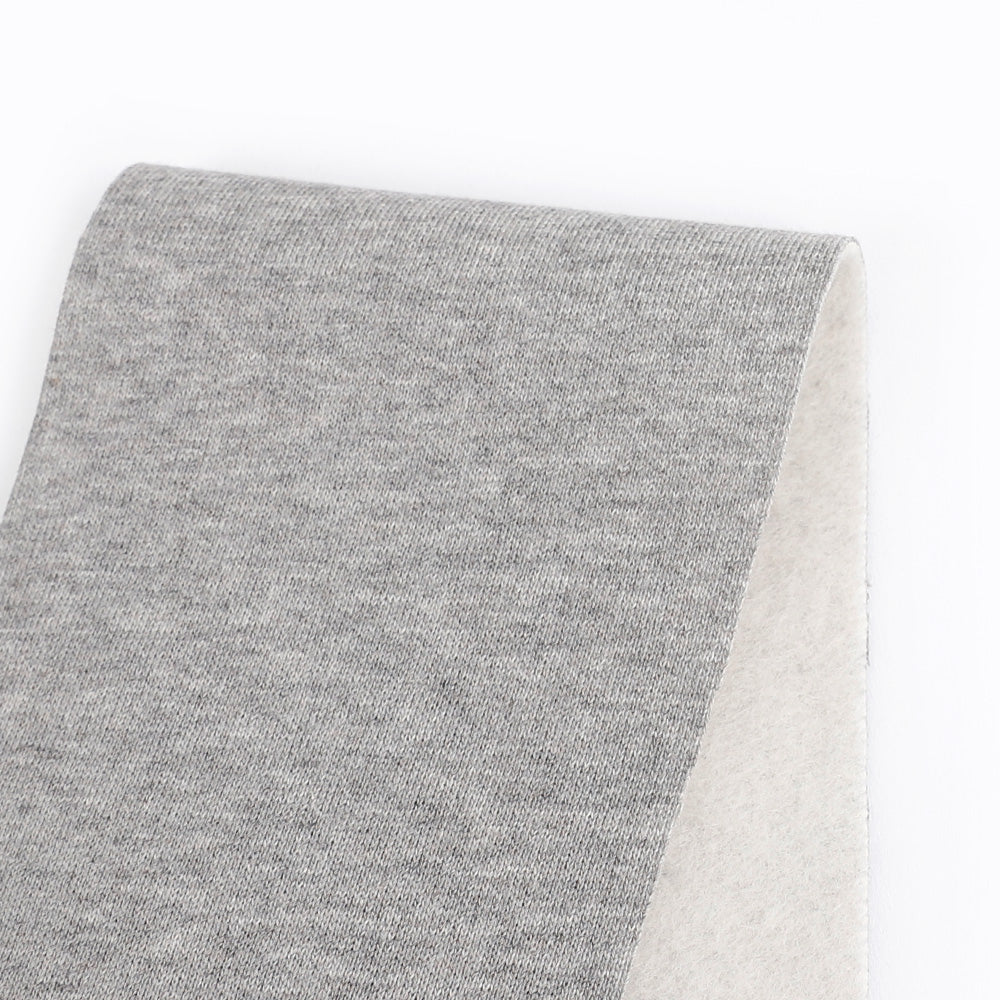 GOTS Organic Cotton Sweatshirting - Grey Marle