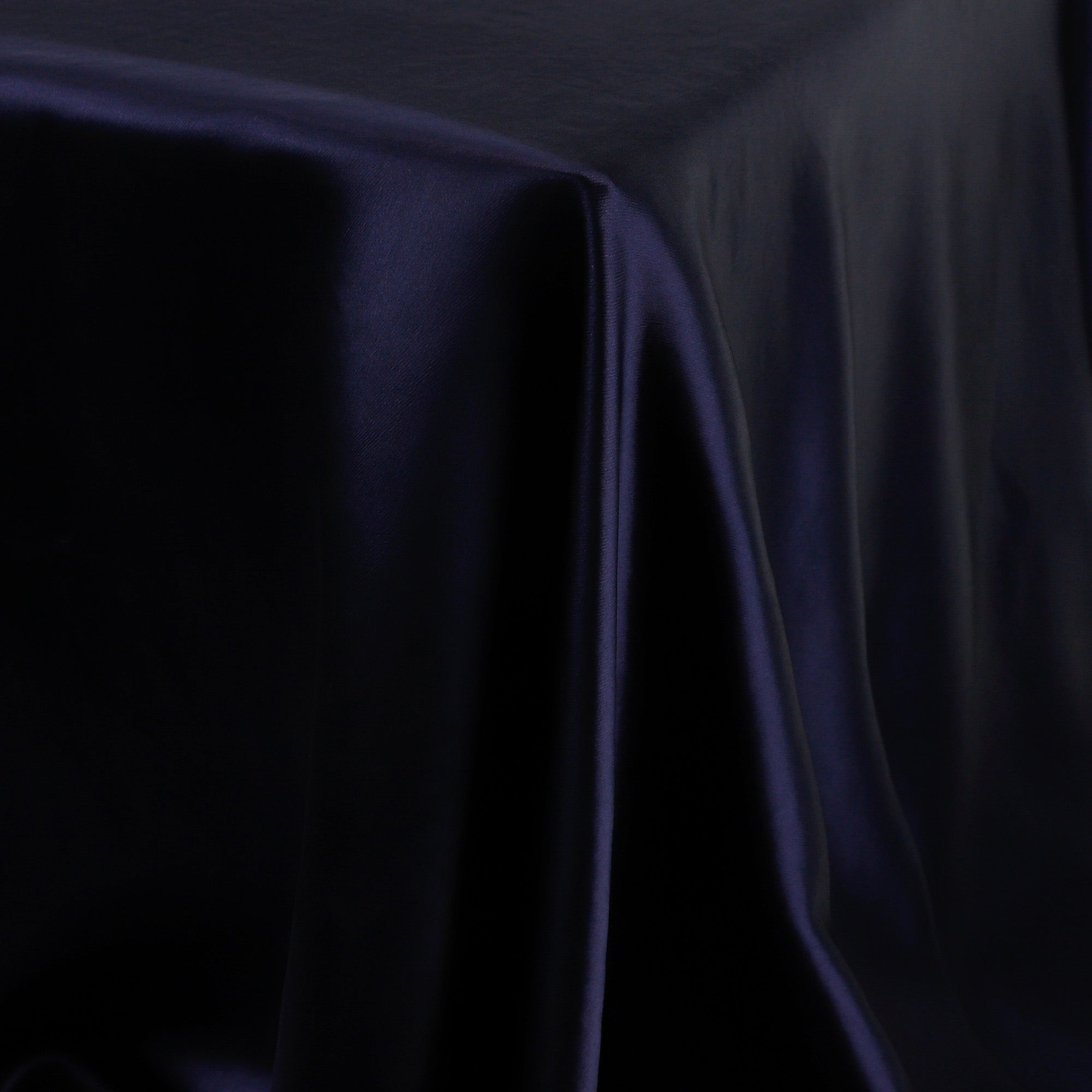 Midweight Acetate Satin - Navy (Pieces)