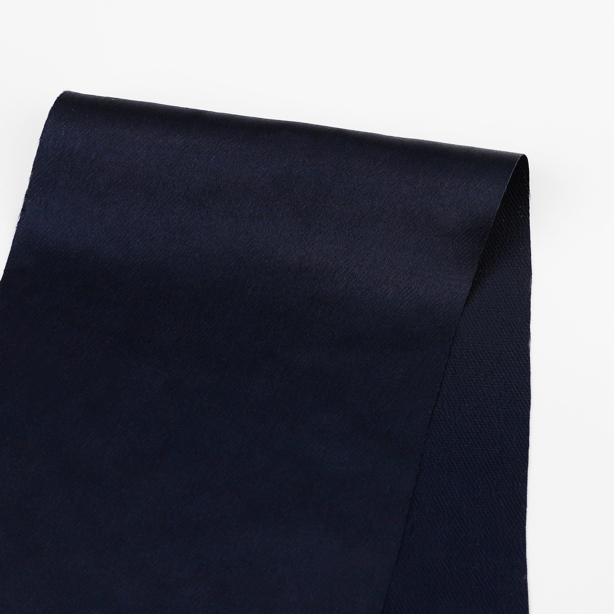 Midweight Acetate Satin - Navy (Pieces)