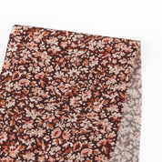 Tea Time Floral Viscose Crepe - Brown