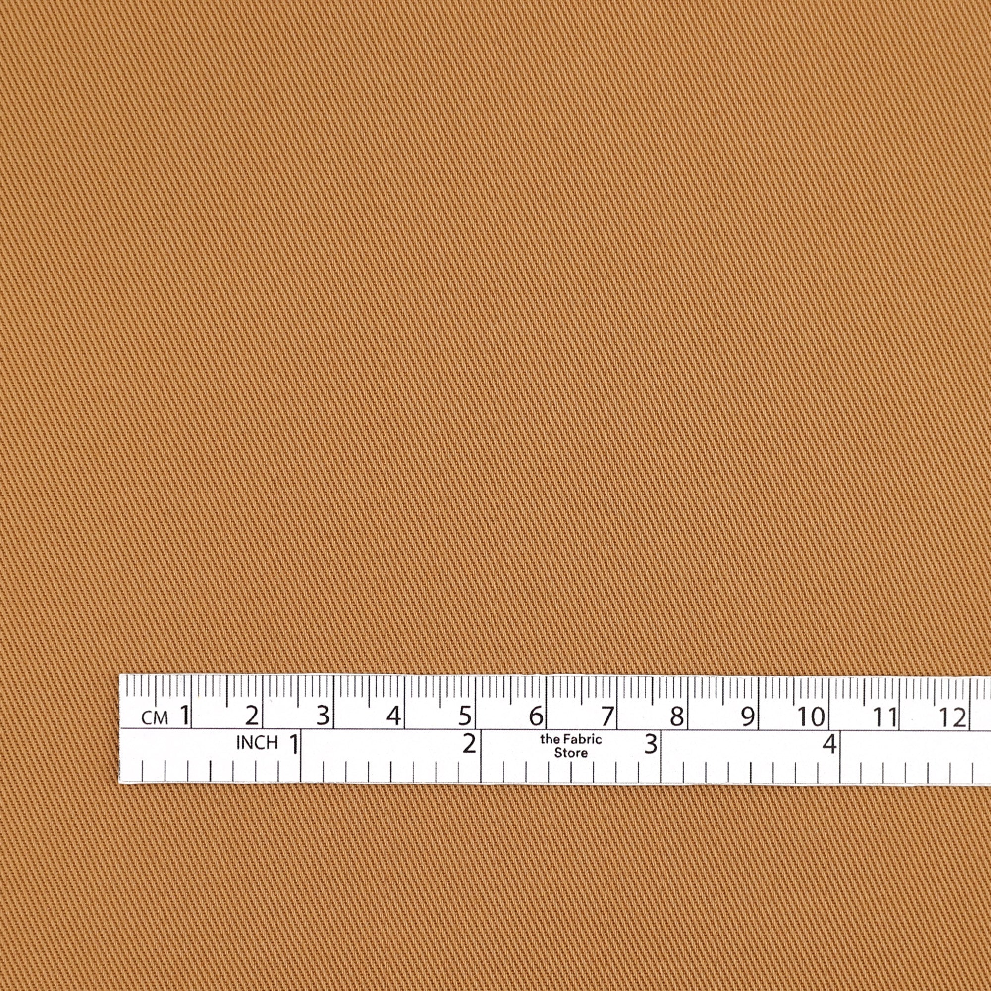 Peached Tencel Twill - Chestnut