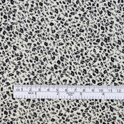 Tiny Ditsy Floral Cotton Voile - Black