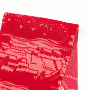 Townlet Viscose Crepe - Pomegranate