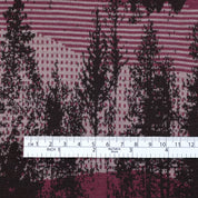 Alpine Trees Merino Jacquard - Muddy Pink