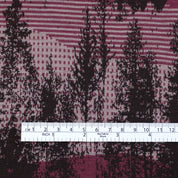 Alpine Trees Merino Jacquard - Muddy Pink