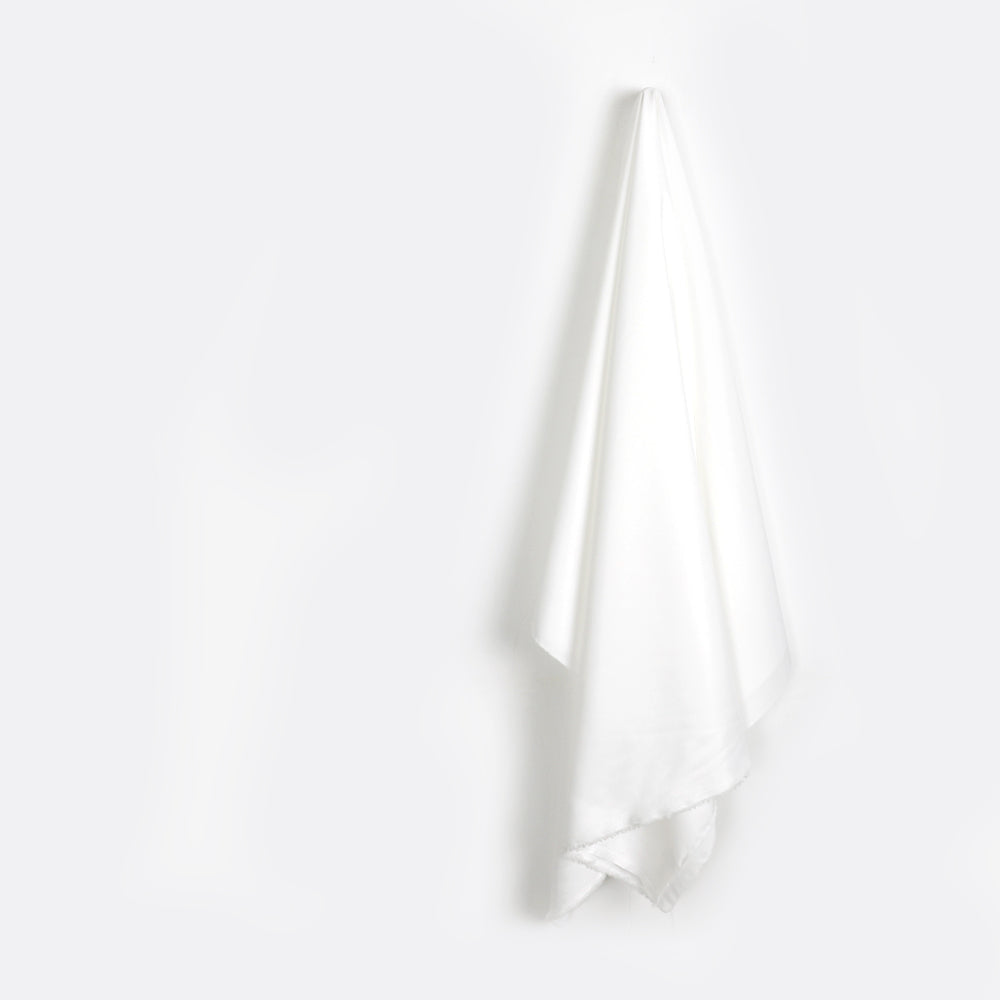 Polyester Twill Lining - White