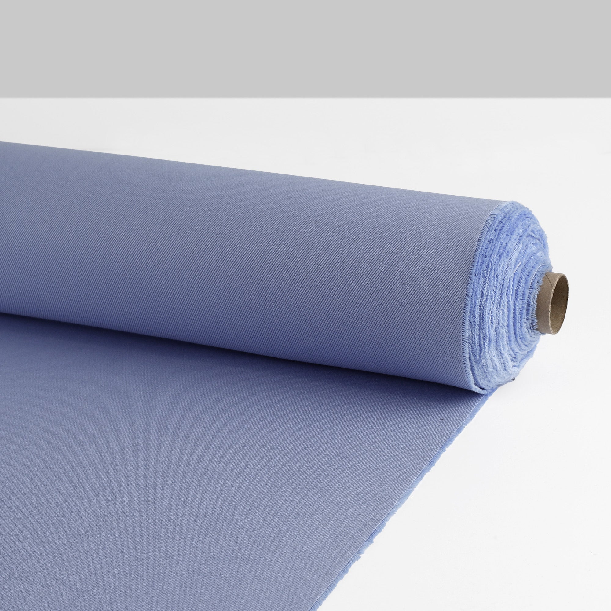 NZ Merino/Cotton Twill Suiting - Periwinkle