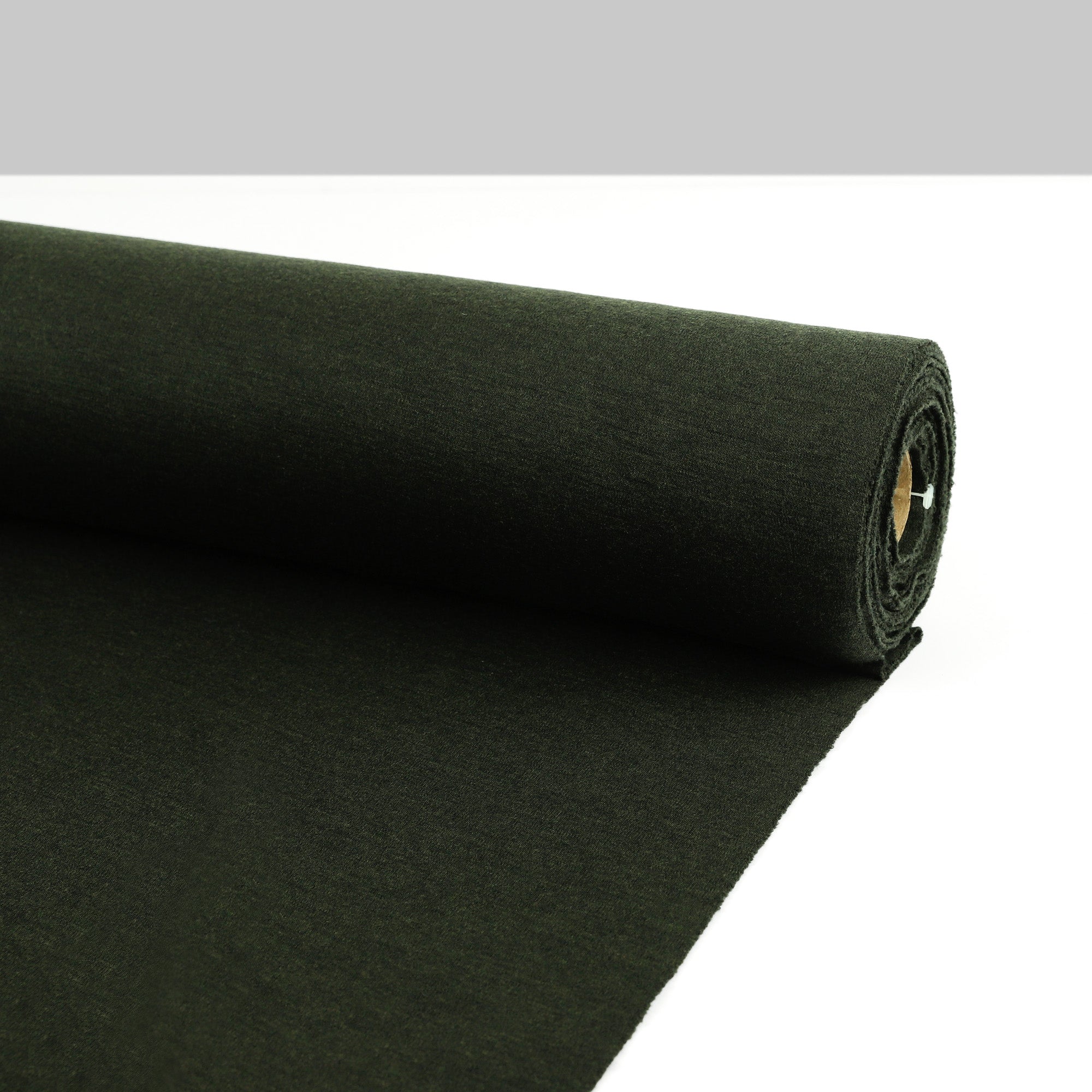 Pure Merino Interlock - Dark Fern