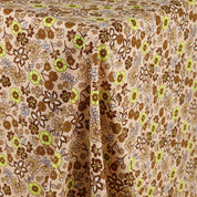 Ornate Flower Lightweight Cotton - Apricot