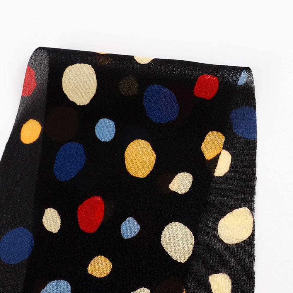 Painted Spots Viscose Georgette - Primary (Pieces)