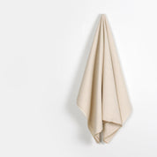 Weft Twill Stripe Linen / Cotton - Almond (remnant)