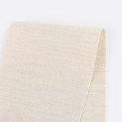 Weft Twill Stripe Linen / Cotton - Almond (remnant)