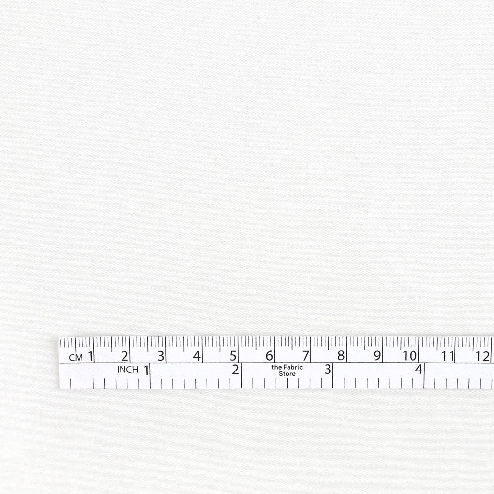 Organic Cotton Poplin - White